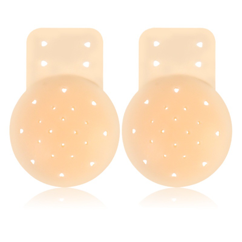Cross-Border Solid Invisible Reusable Large Breast Pads Anti-Sagging Lift-Up Breast Pads Seamless Summer Silicone Nipple Covers