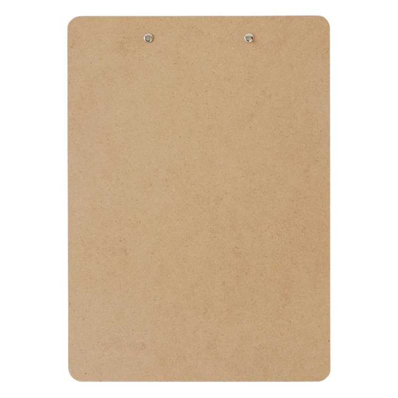 Picture of Deli 9226A4 wood board clip writing board clip reading rack student warehouse pad menu clip meeting folder