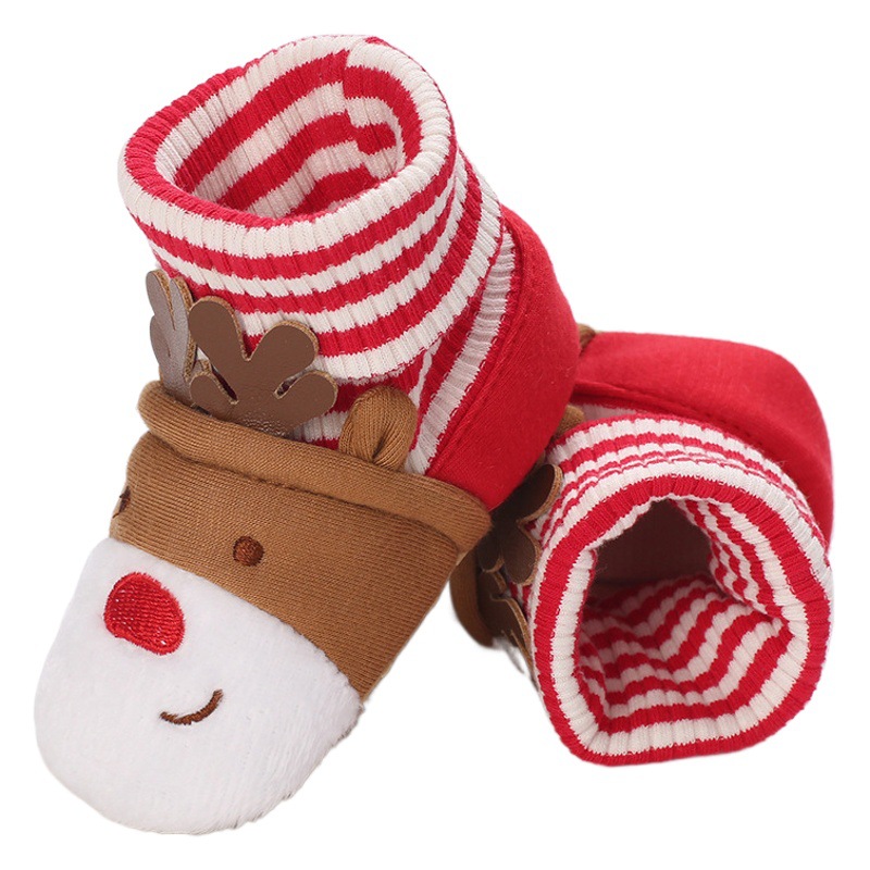 0-1 Year Old Christmas Baby Shoes, Soft-Soled Floor Shoes, Non-Falling Shoes, Baby Shoes, Toddler Shoes