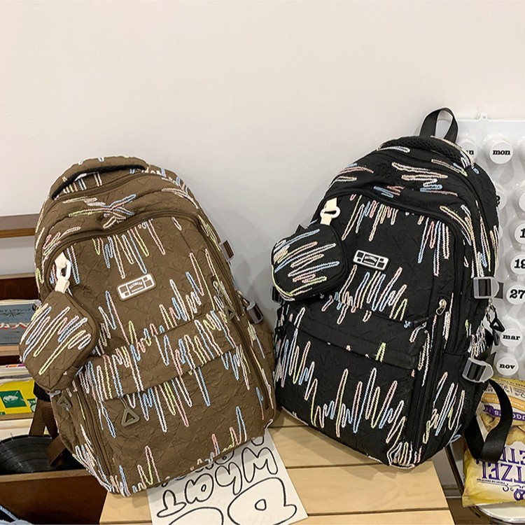 Picture of New Arrival Multi-functional Backpack Korean Style Mori Style Schoolbag for Female Students Outdoor Casual All-match Lightweight Large Capacity Backpack