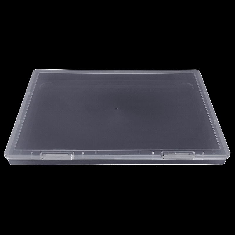 Picture of Rectangular transparent pp plastic storage box cross-border document bill organizing box jewelry card stationery storage box