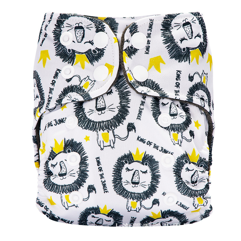 Picture of Foreign Trade Hot Baby Cloth Diapers 0-6 Months Newborn Baby Washed Diapers Black Waterproof Diapers