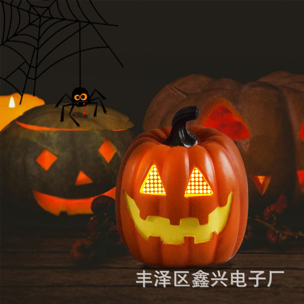 Cross-Border Halloween Pumpkin Lantern Bar Decoration Luminous Large Ornaments Internet Celebrity Props Shopping Mall Outdoor Scene Layout