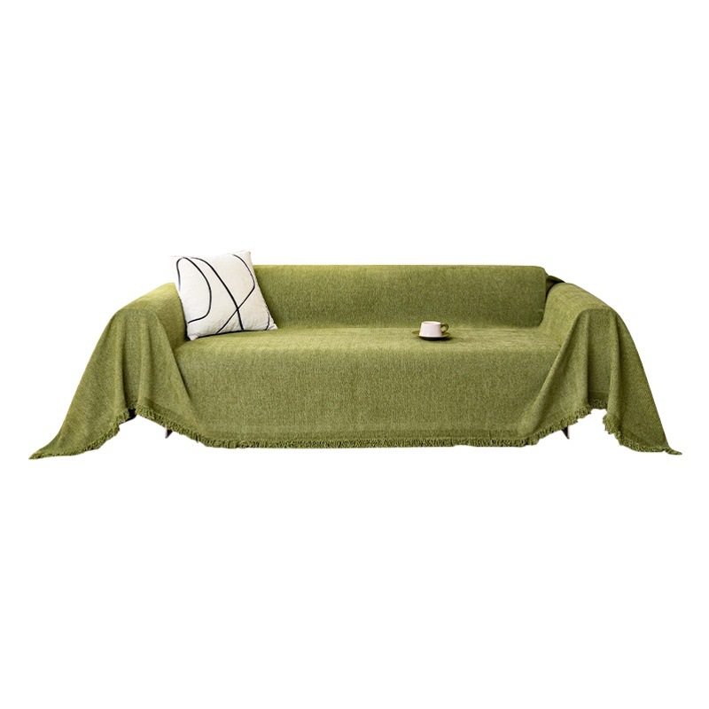Herringbone Pattern Sofa Cover Cloth, Sofa Cushion, Universal for All Seasons, Chenille New Style Cloth, Universal Seat Cushion