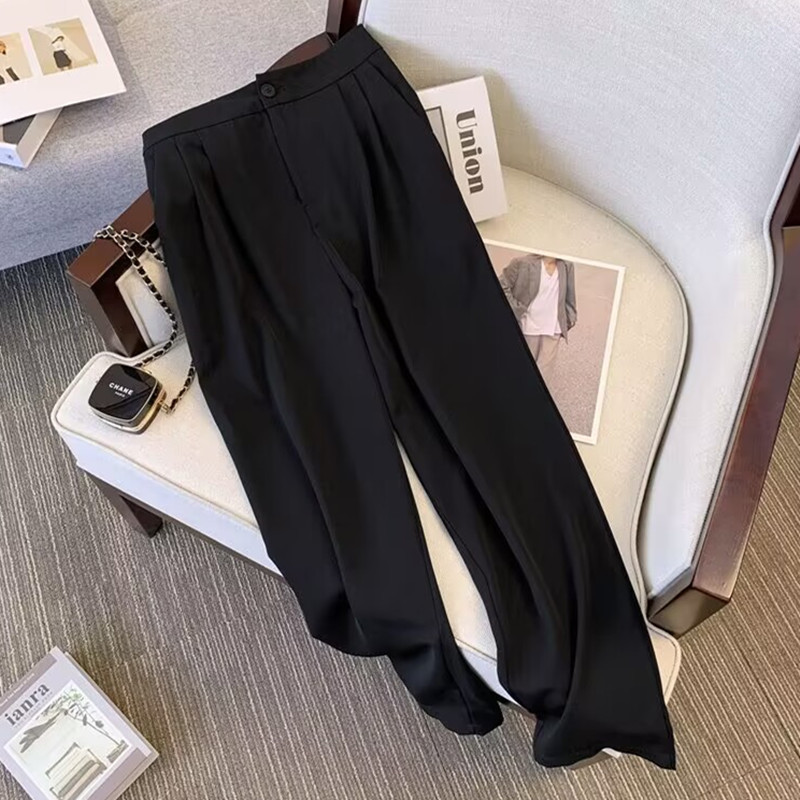 Picture of Pink Suit suit Women's 2024 Spring New Design Sense Niche Elegance Suit Wide Leg Pants Two-Piece Set