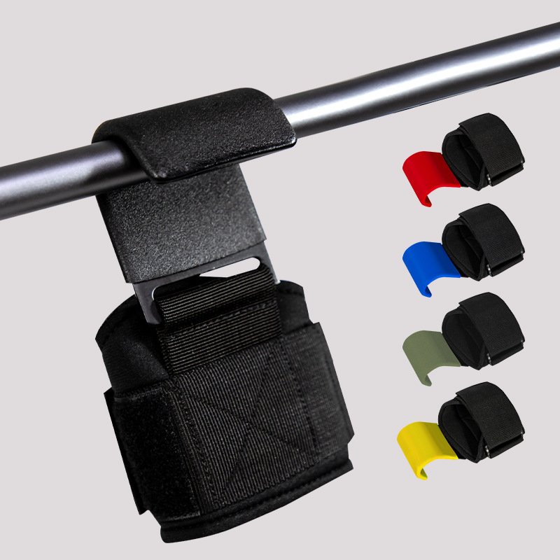 Wholesale a generation of weightlifting hook anti-drop adjustable grip wrist strap hard pull-up booster strap