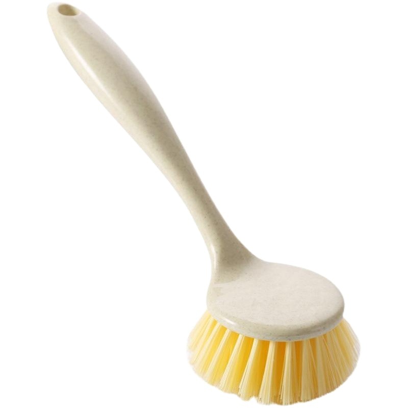 The kitchen is not easy to touch the oil long handle dish washing brush artifact household does not hurt the pot brush pot cleaning decontamination brush wholesale
