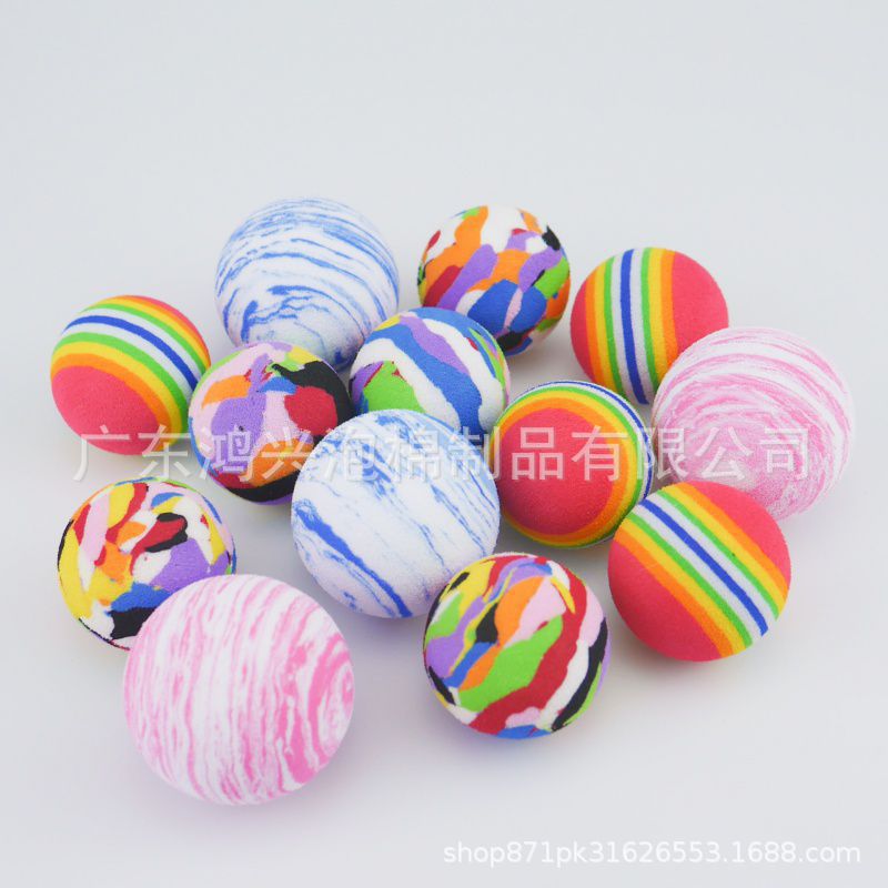 2025 New Environmentally Friendly Eva High-Density Grinding Colorful Pattern Ball Foam Material Durable Anti-Slip Packaging Auxiliary Materials