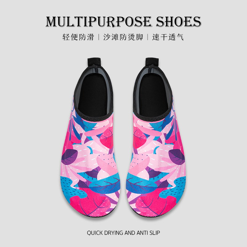 Picture of Beach Shoes for Women and Men, Adult Snorkeling Shoes and Socks, Non-Slip Soft Bottom Swimming, Quick-Drying, Sand-Proof, Diving Yoga Shoes, River Wading