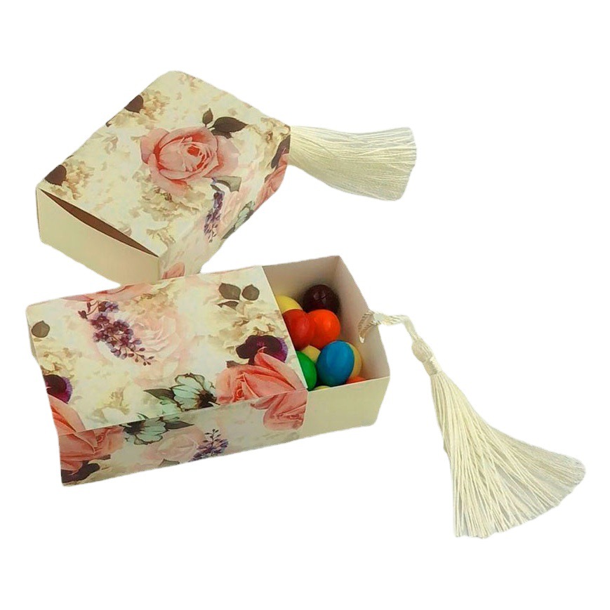 Candy Box Creative drawer drawer candy box rose candy box tassel candy box jewelry DIY box wholesale