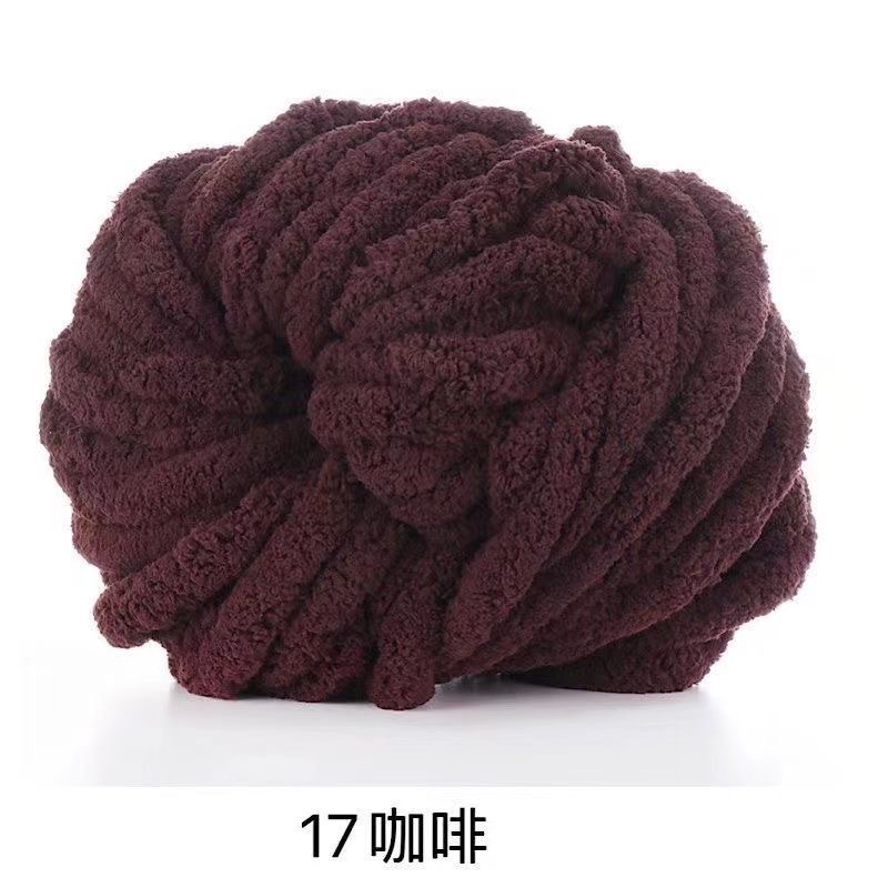 Picture of Extra Thick Ice Stick Cat Tail Thread Wholesale Sausage Wool Handmade DIY Cushion Blanket Cat Nest Big Tree Sweater Decoration