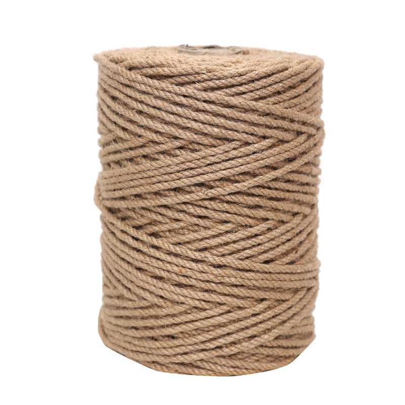 Picture of Hemp Rope Source Factory Thick Jute Rope Bundle Handmade DIY Hanging Tagline Retro Lamp Twist Cat Climbing Frame Thick Tug