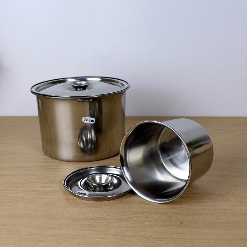Picture of Stainless steel seasoning tank with lid kitchen commercial oil basin thickened oil salt seasoning tank pig tank factory wholesale