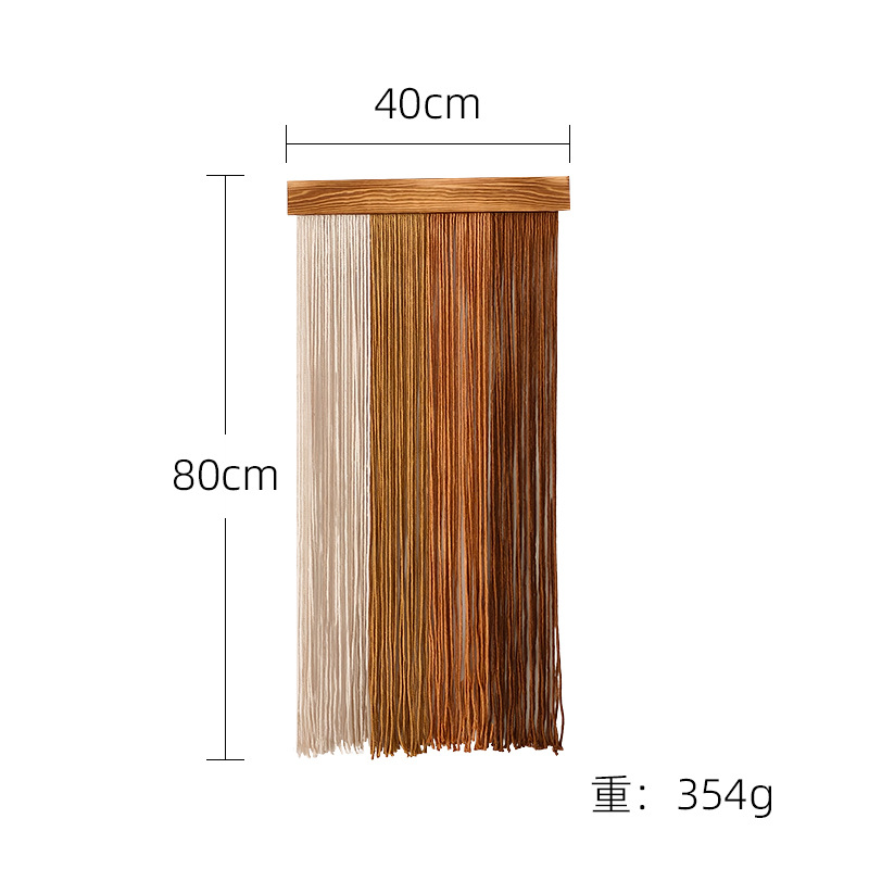 Picture of Cross-Border Tassel Woven Tapestry Bohemian Home Decoration B&B Wall Hanging Wooden Board Ins Style