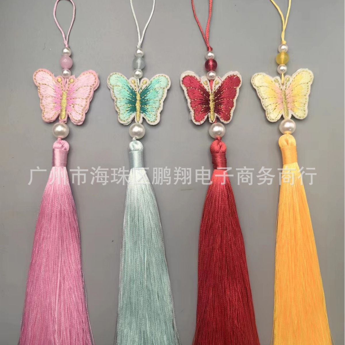 Picture of in stock wholesale embroidery butterfly tassel small tassel pendant hanfu children's clothing accessories clothing accessories