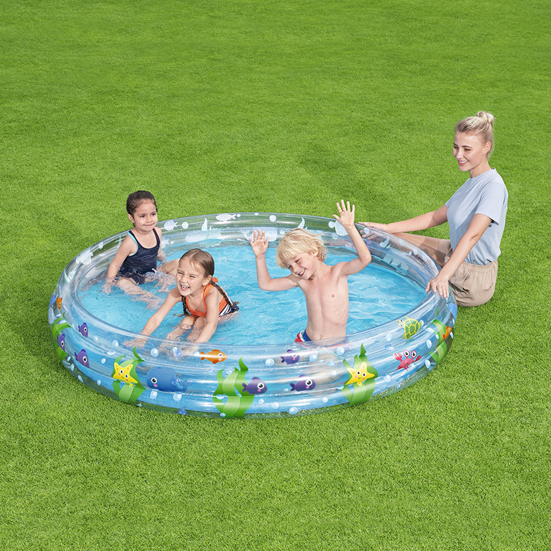 Picture of Bestway51004 three ring inflatable swimming pool round paddling pool baby toys indoor baby swimming pool