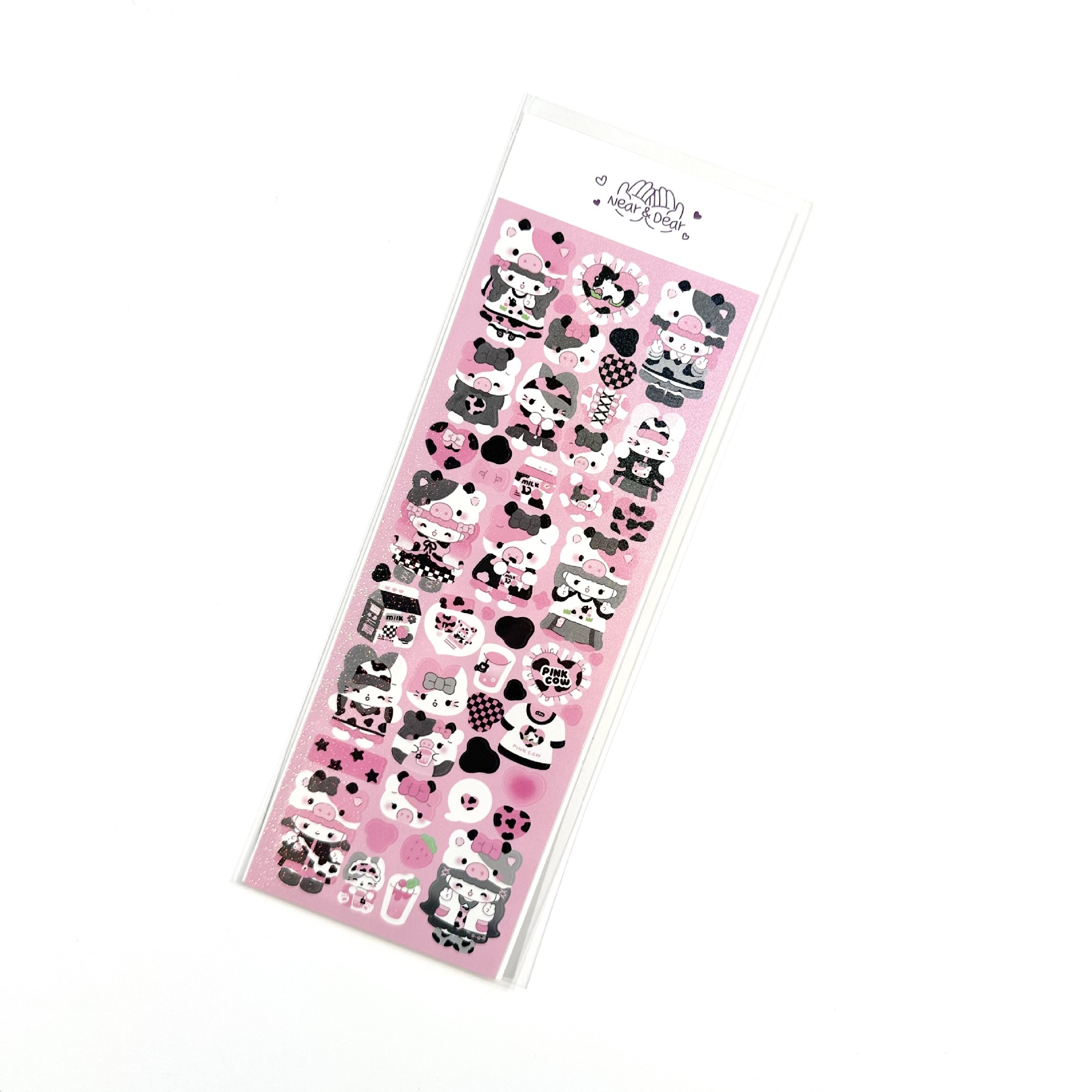 Picture of South Korea Explosions High Color Value Goo Card Stickers Korean Laser Cute Cartoon Animal Hand Account Stickers Cheap Wholesale