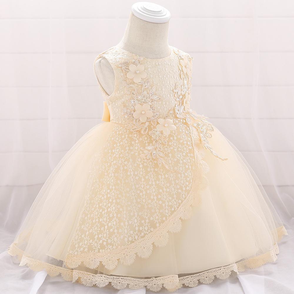 Picture of 2025 New Style Mesh Princess Dress Girl's Dress Dress Baby Baby Puffy Children's Clothing Baby Puffy Dress Dress