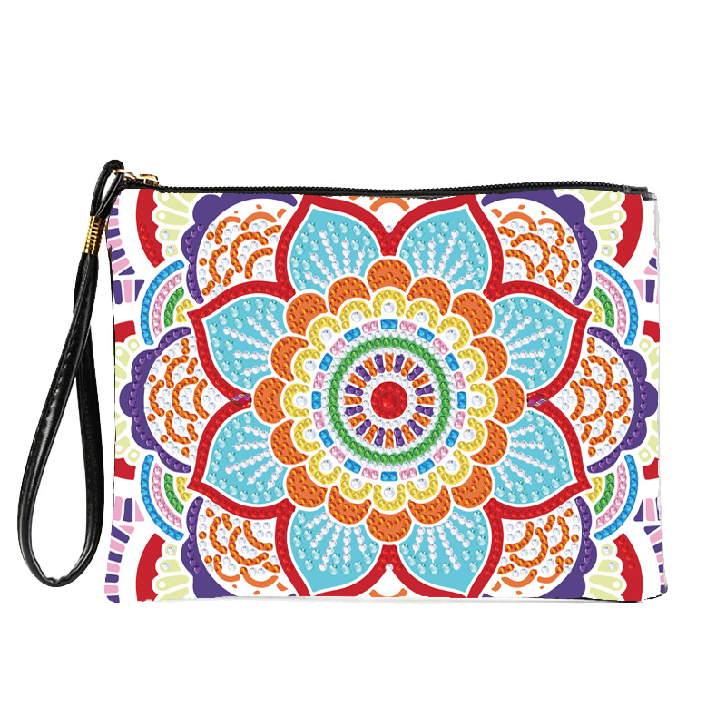 Double Sticker Diamond Cross-border Hot DIY Diamond Painting Handbag 5D DIY Diamond Painting Clutch Handmade Diamond