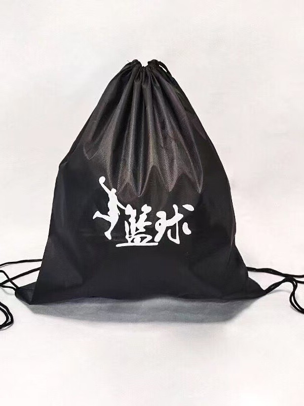 Picture of Basketball bag, basketball bag, basketball organizer, training bag, net double shoulder backpack, portable large capacity drawstring drawstring bag