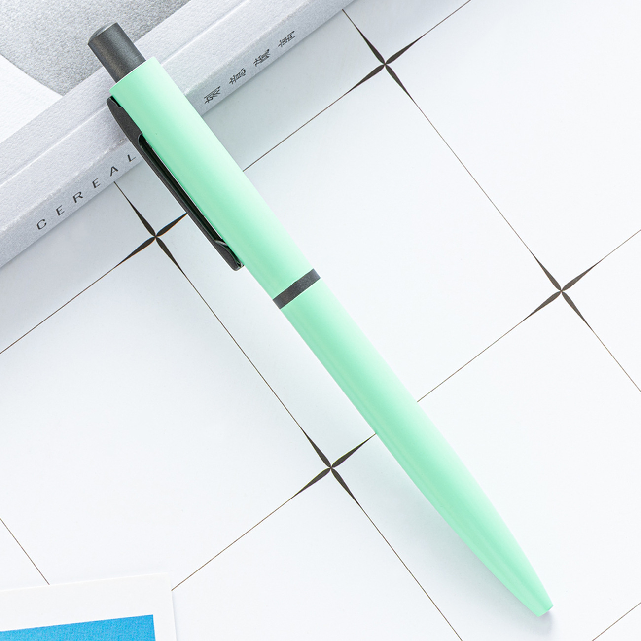 Picture of Spot Press Ball Pen wholesale multi-color metal ball pen office writing Stationery Gift advertising pen logo