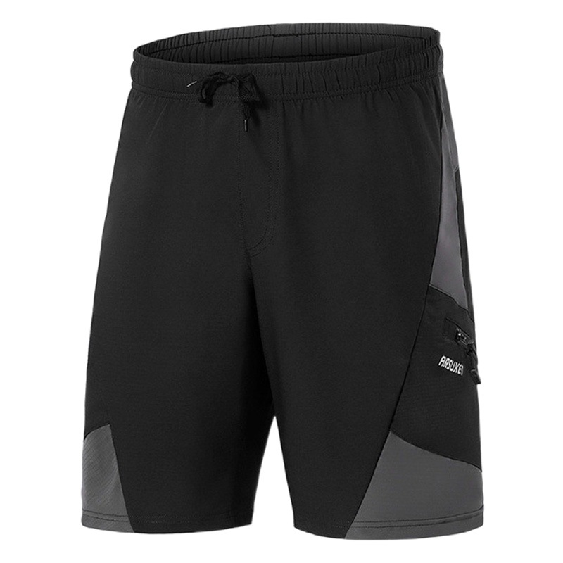 Cycling Casual Pants Men's Silicone Sponge Cushion Two-in-One Quick-Dry Breathable Pocket Loose Summer