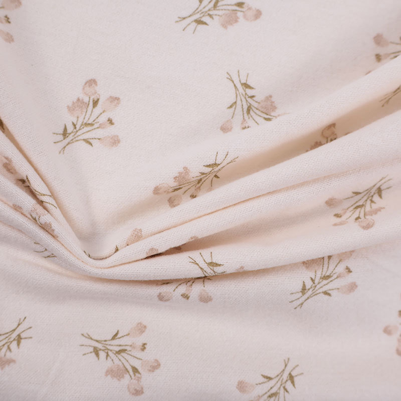 Picture of in stock autumn and winter cotton sanding printed fabric Alice floral cloth women's dress children's clothing baby clothes fabric