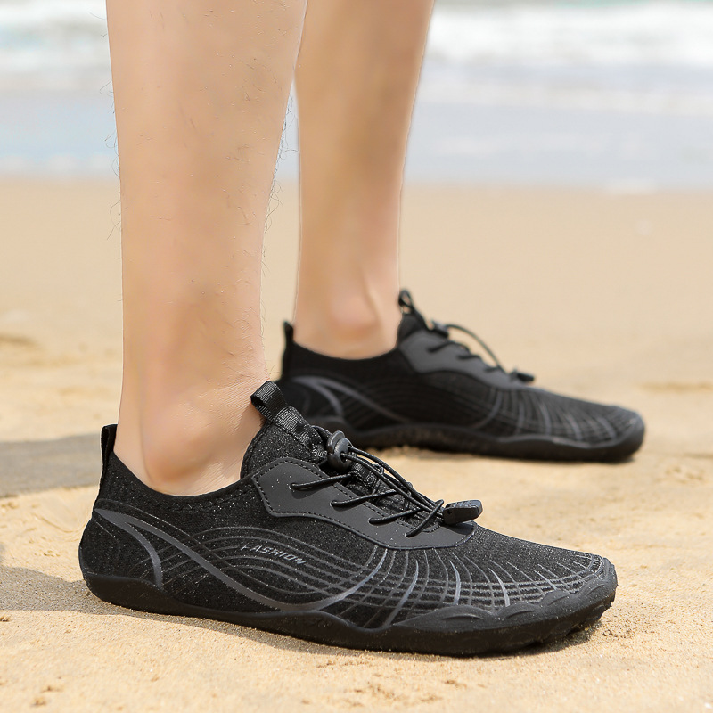 Quick-drying Casual Tracing Fishing Shoes Swimming Shoes for Men and Women Cross-border Wading Fitness Snorkeling Five Fingers Beach Yoga Shoes Creek
