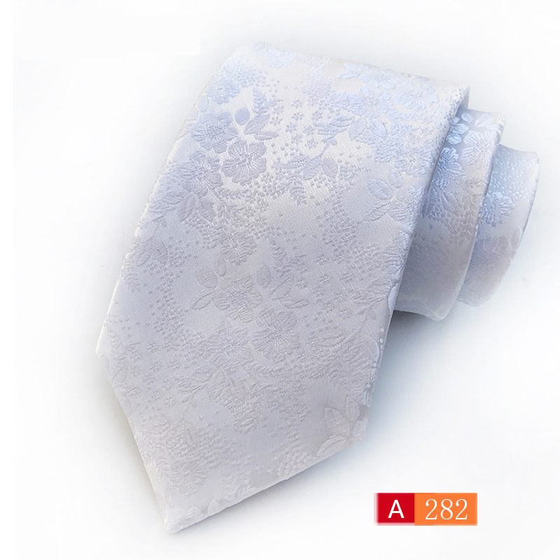 Picture of Tie men's in stock supply color polyester jacquard fabric source manufacturers wholesale