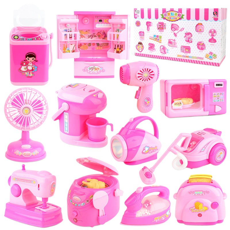 Picture of Cross-Border New Product 12-Piece Set of Play House Small Appliances Series Mini Kidsren's Furniture Toys Girls Creative Ideas