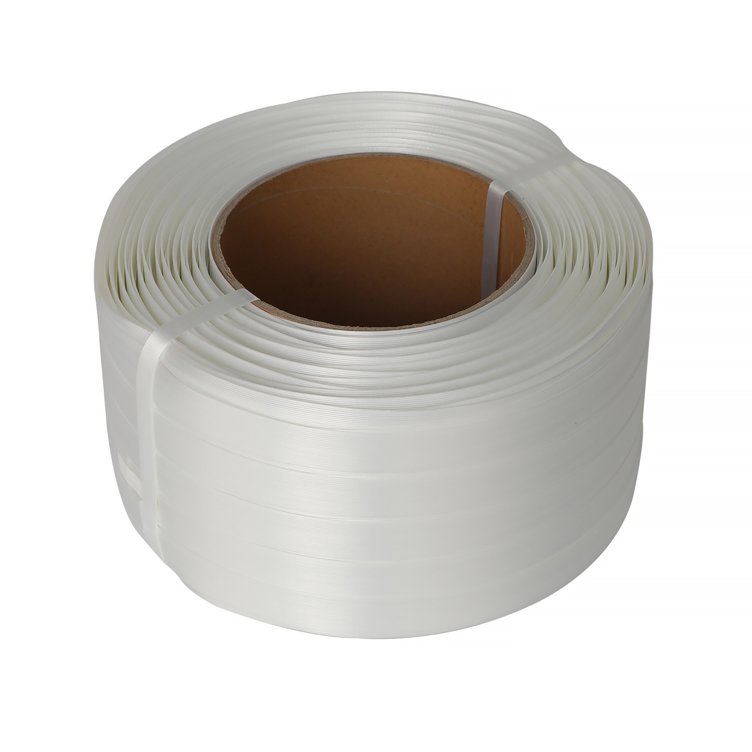Manufacturer Wholesale 19mm Packaging Strap Manual White Strong Tensile Polyester Fiber Flexible Packaging Strap