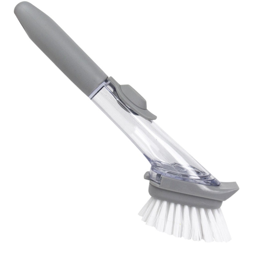 Hot sale lazy long handle hydraulic pot washing brush liquid washing Pot Kitchen artifact cleaning brush non-stick Oil Brush dish washing brush