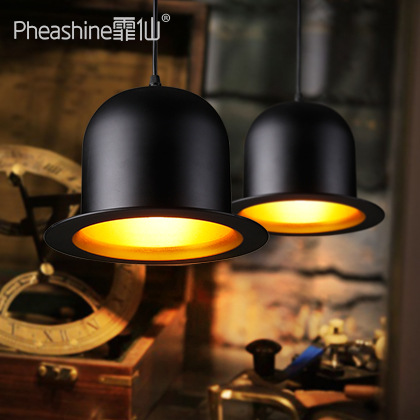 Modern Simple Chandelier British Hat Creative Top Hat Restaurant Lighting Bar Aisle Light Fashion Aluminum Lamps