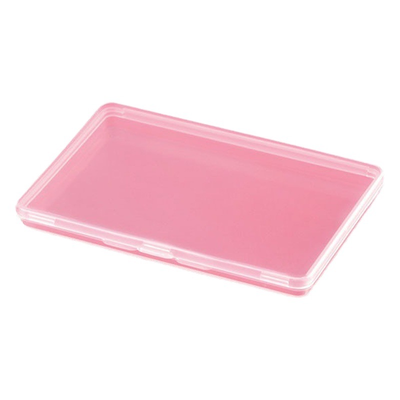 Manufacturer's Ready-Made Small Product Pp Universal Packaging Box Rectangular Plastic Flat Box Card Transparent Storage Box