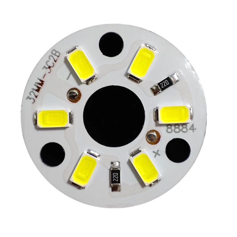 Picture of Low voltage 12V lamp board 31MM 3W lamp constant voltage led lamp bead White warm light Advertising Module 12V lamp bead