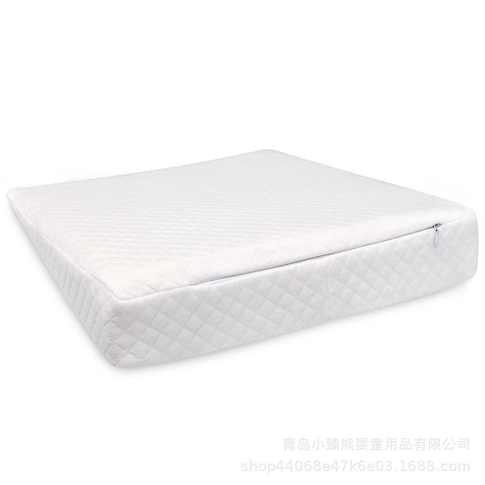 Picture of Anti-spitting Baby Pillow Relieving Spitting Slope Pillow Memory Cotton Neonatal Pillow Anti-overflow Milk Choking Cross-border Triangle Pillow