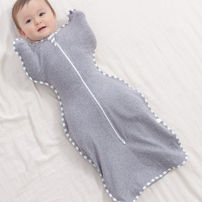 Baby Sleeping Bag Surrender Type Anti-Jump Sleeping Bag Thin Pure Cotton Anti-Kick Quilt Baby Swaddle Spring, Autumn and Summer Universal