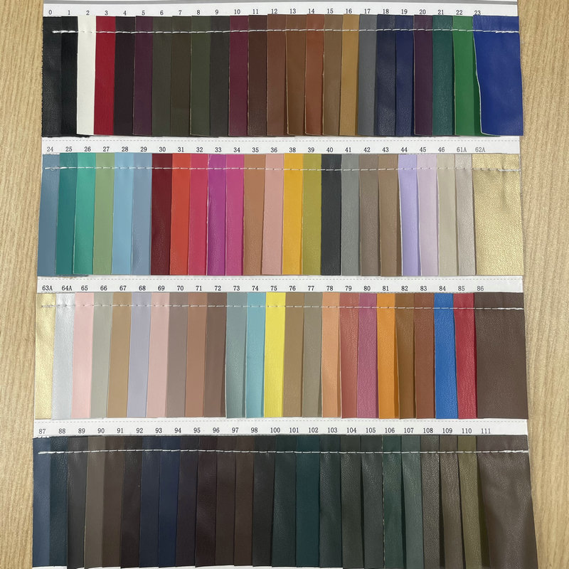 Spot Environmentally Fribottomly 0.6mm Thick Micro-Elastic Cow Pattern Clothing Pu Leather High F Bottom Soft Leather Luggage Fabric