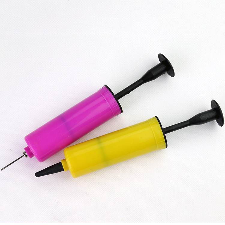 Picture of Manual plastic inflator hand push inflator portable balloon inflator toy watermelon ball inflator