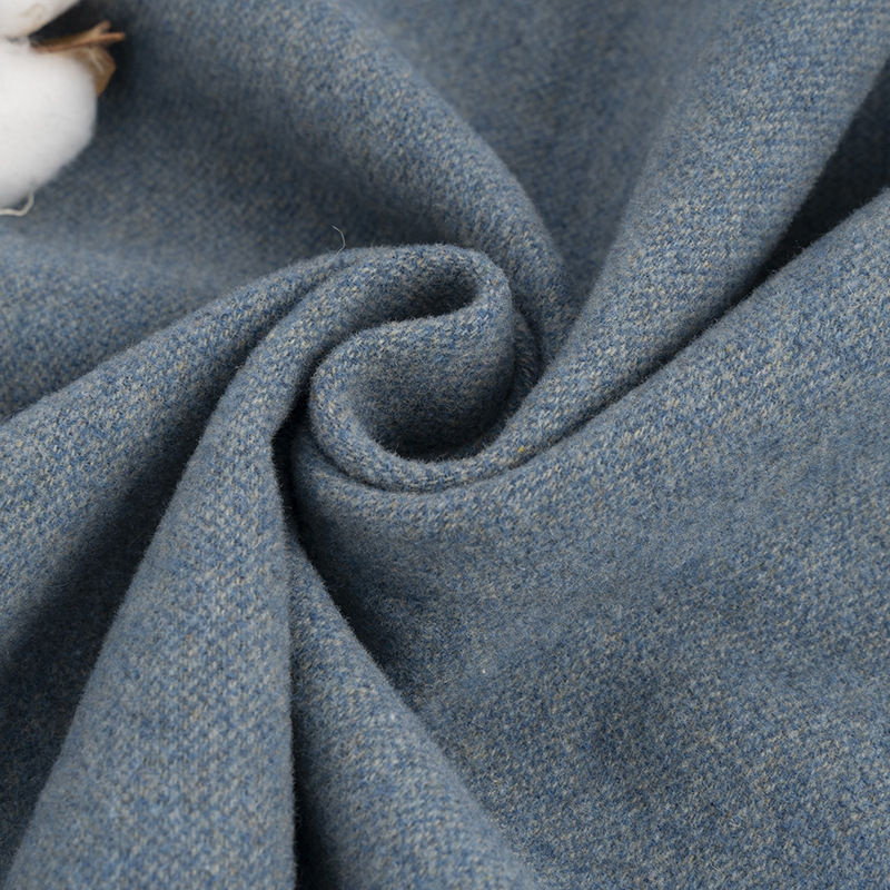 Picture of Manufacturer Cashmere Double-Sided Woolen Fabric 780G/M Woolen Outwear Outwear Autumn and Winter Wool Steel Tweed Fabric Wholesale