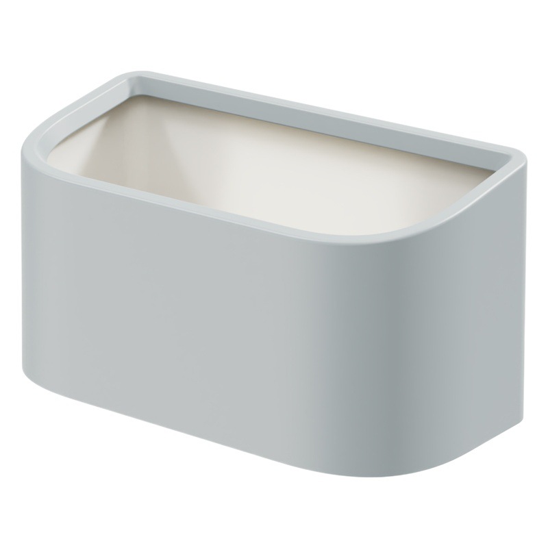 2332 Japanese-style Kitchen Wall-mounted Trash Bin Household Toilet Bathroom Wall Punch-free Coverless Trash Bin