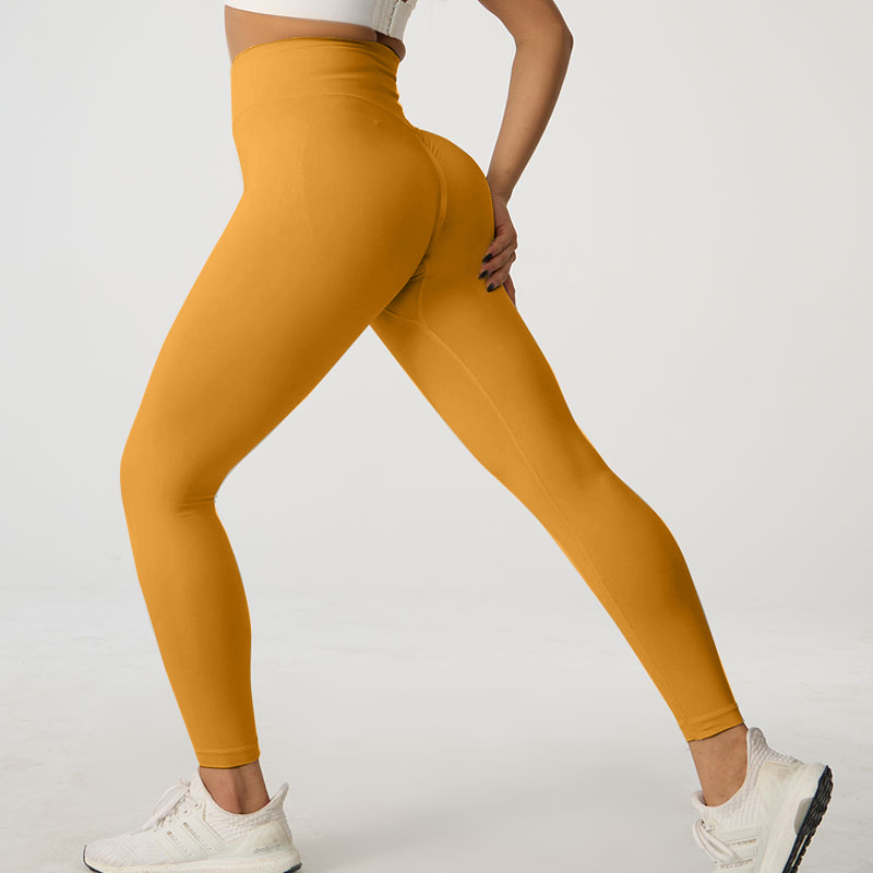 Picture of Wholesale spring peach hip yoga pants sports cycling pants quick-drying yoga clothing high waist tight fitness pants generation hair
