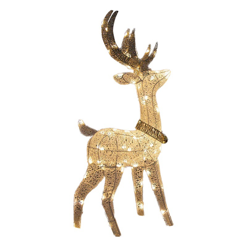 Cross-border New Christmas Deer Lighting Happy New Year Garden Christmas Deer Lighting