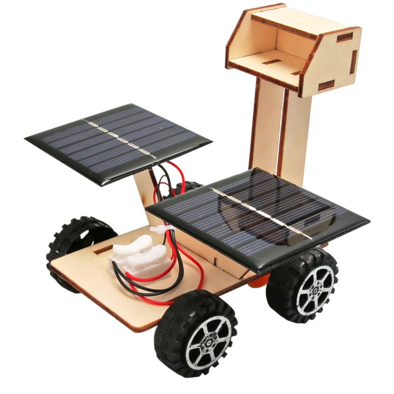 Picture of Children's Technology diy handmade small production moon exploration car solar toy car physical model scientific experiment