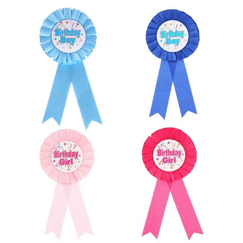 birthday girl BIRTHDAY girl Badge birthday BOY Badge BIRTHDAY Party Supplies