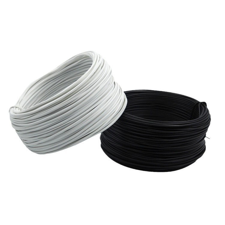 Picture of Plastic-Coated Galvanized Pvc Iron Wire Ties 0.55/0.75/0.9mm Plastic-Coated Binding Wire Plastic Binding Cable Ties