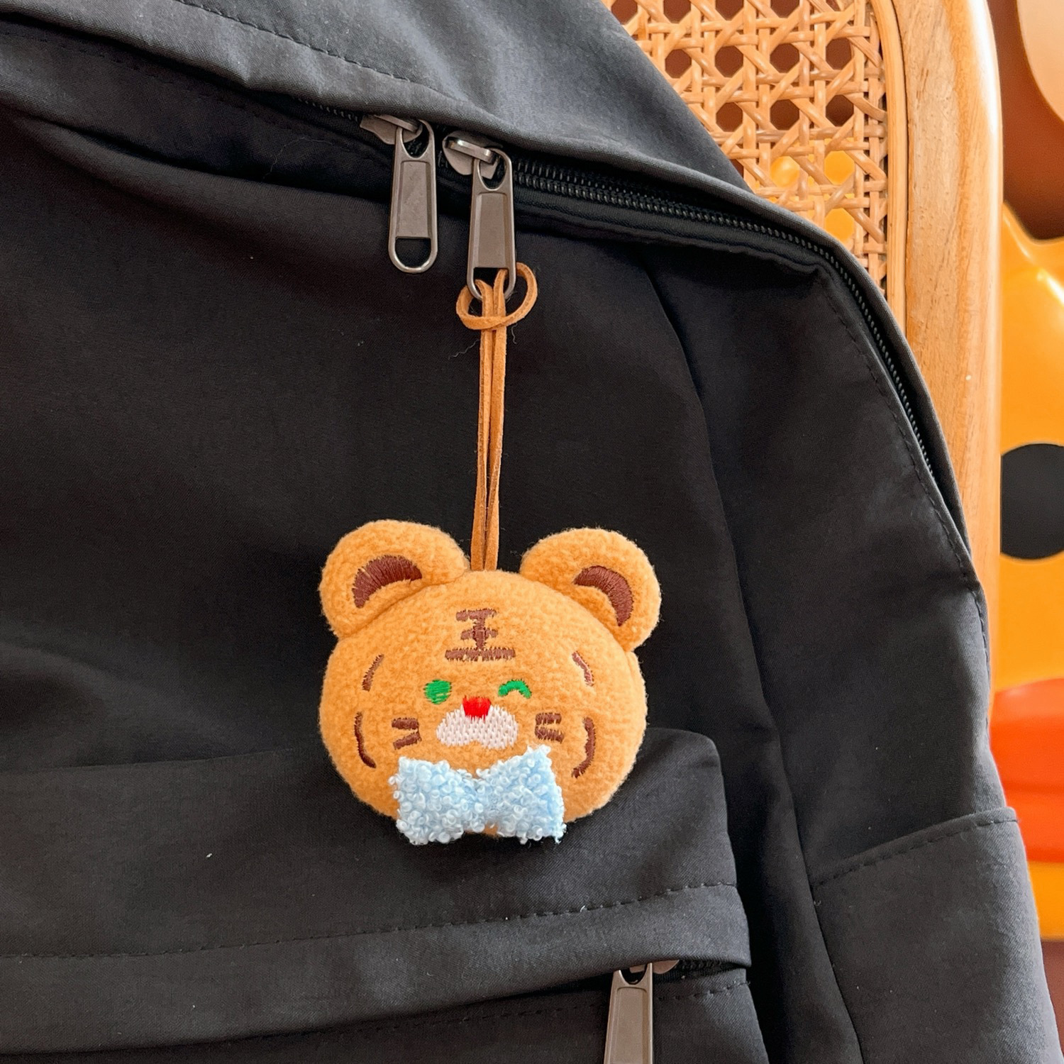 Picture of Cute Cartoon Sweating Puppy Doll Pendant Kidsren Ins Plush Decorative Doll Cute Bear Puppy Pendant