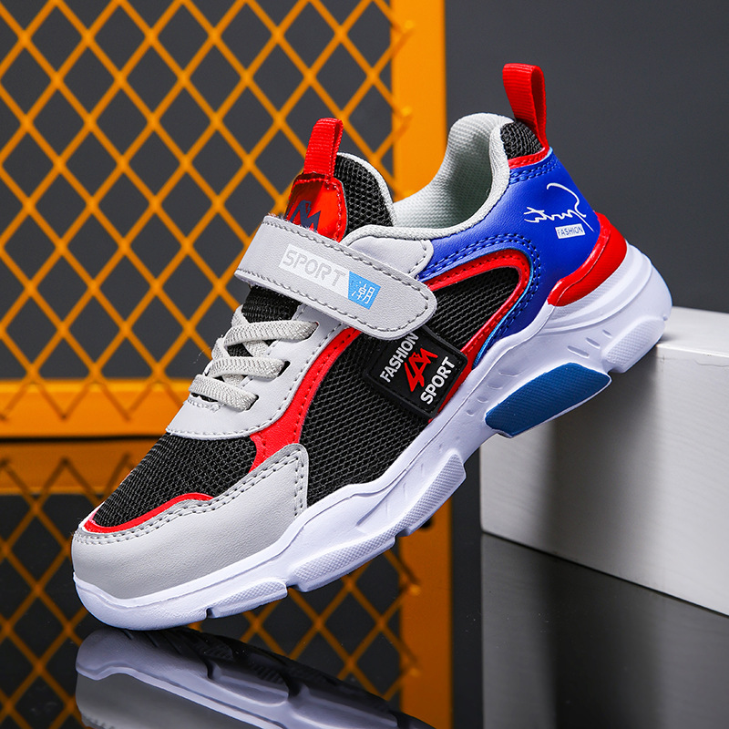 Picture of Sneakers Sports Walking Shoes Boys Zhongda 2024 Net Leather Shoes Casual Shoes Casual Children's Shoes Boys Running New