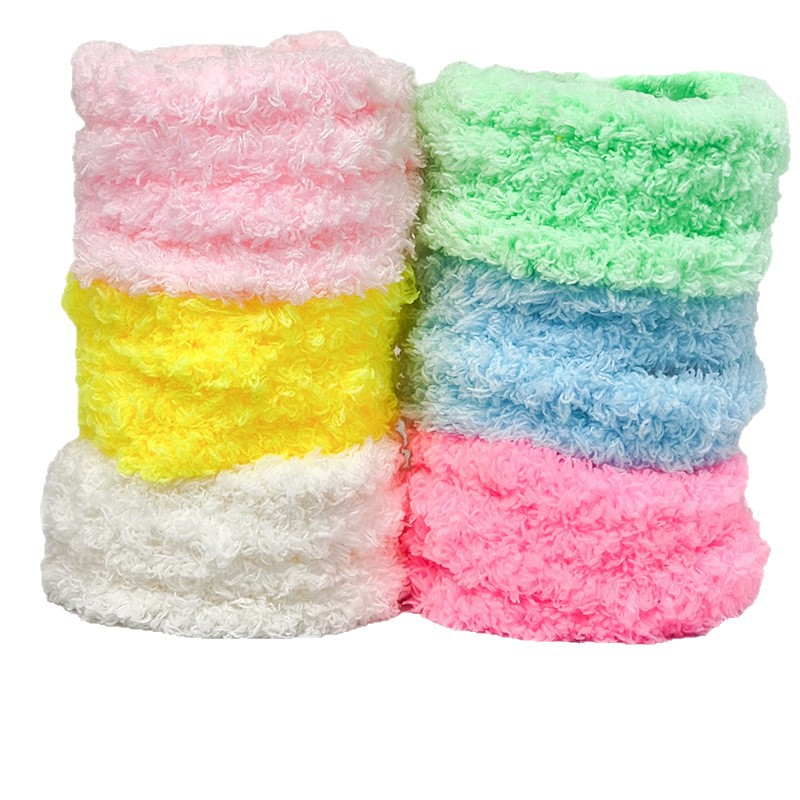 Picture of 15mm Coral Fleece Twist Stick Puppy Material Pack Accessories Encrypted Thickened Wool Strip Handmade DIY Plush Doll