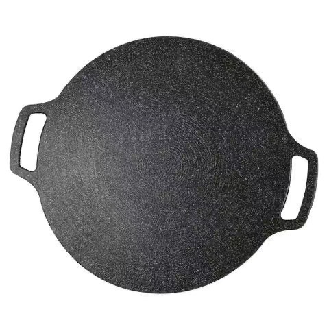 Picture of Korean Style Barbecue Plate Maifan Stone Non-Stick Baking Plate Outdoor Camping Teppanyaki Household Induction Cooker Card Stove Grill Plate